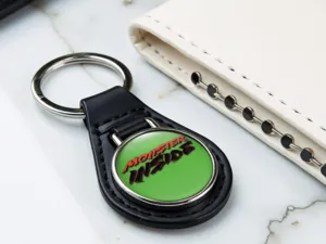 Leather Key Wallet Store Cards and Keys Compact